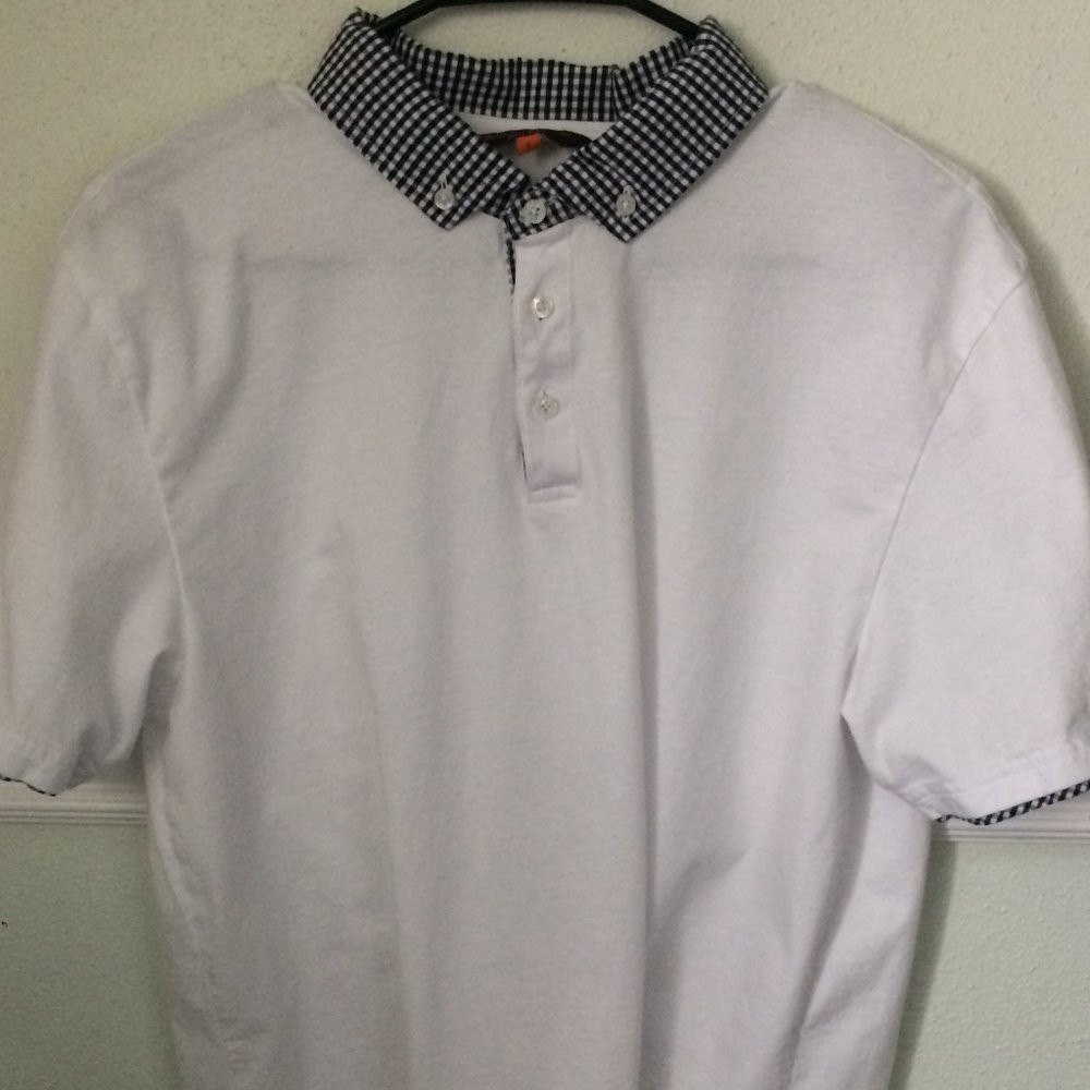 Ben Sherman White Polo Shirt, Large